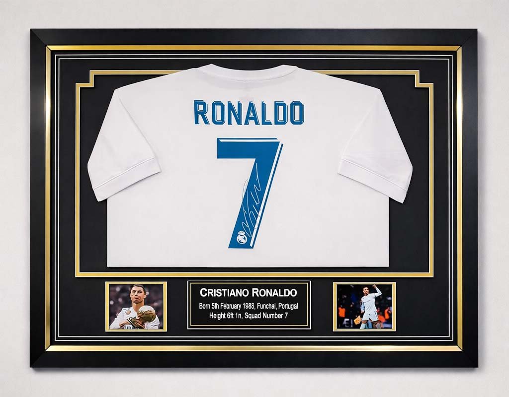 Where to frame football shirt in Dubai UAE | أين يمكن تأطير قميص كرة القدم في دبي