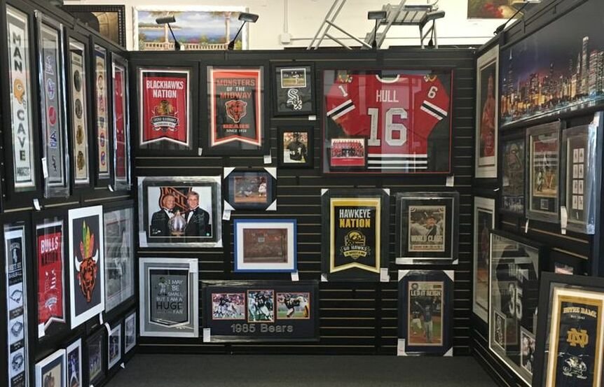 Collectible framing services in Al Quoz Dubai by Infinity Art & Frames
